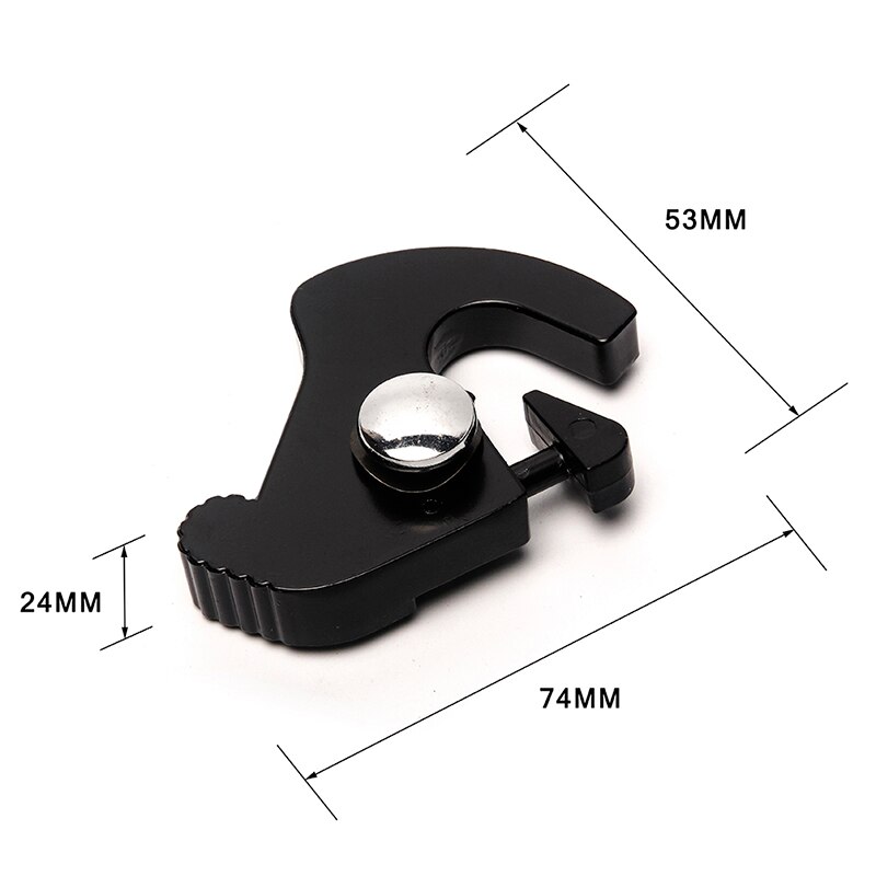 Triclick 2x Black Detachable Rotary Sissy Bar Luggage Rack Docking Latch Clip Kit CNC Motorcycle Trail Brackets Tool For Harley