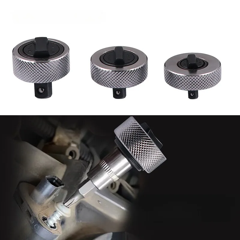 Mini llave de trinquete de 1/4 ", 3/8", 1/2 ", accionamiento pequeño, enchufe rápido, portátil, dedo de Palma de acero completo, herramienta cuadrada bidireccional Reversible