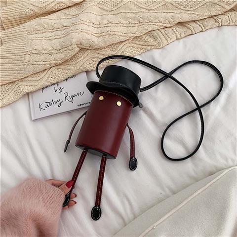 Niedliche Kleine Tasche frauen Tasche Neue Erweiterte Sinn Ausländischen Stil Vielseitig Bote Tasche Frauen Vielseitige Schulter tasche: wein