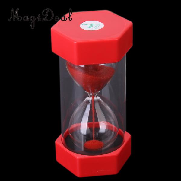 MagiDeal Security Hourglass 1 Minutes Sand Timer Hourglass Timer Cute Home Health Kids Home Decoration