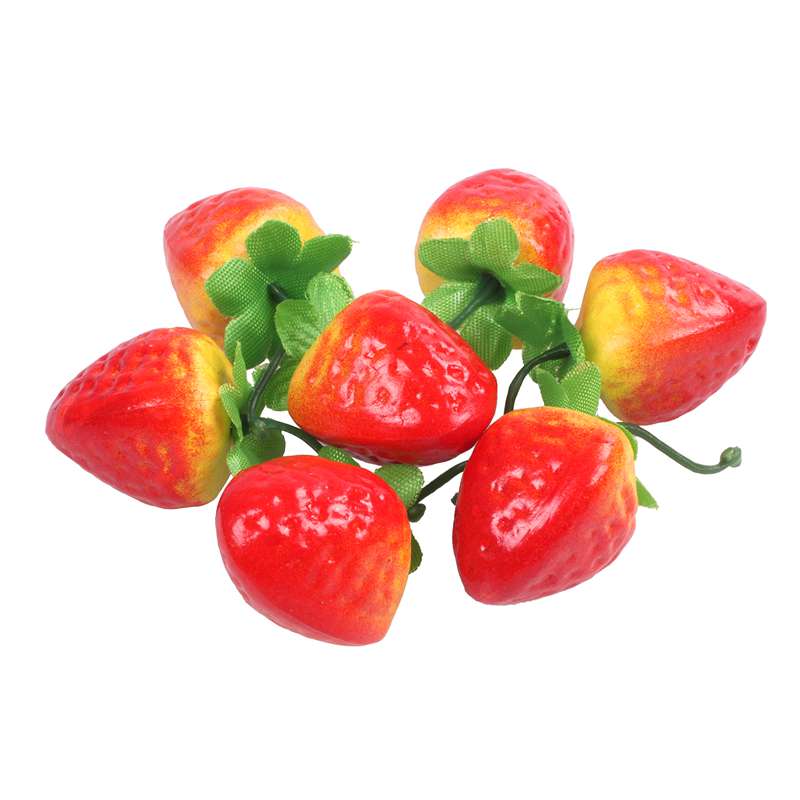 20 Kunstmatige Ornament Rode Aardbei-Nep Fruit
