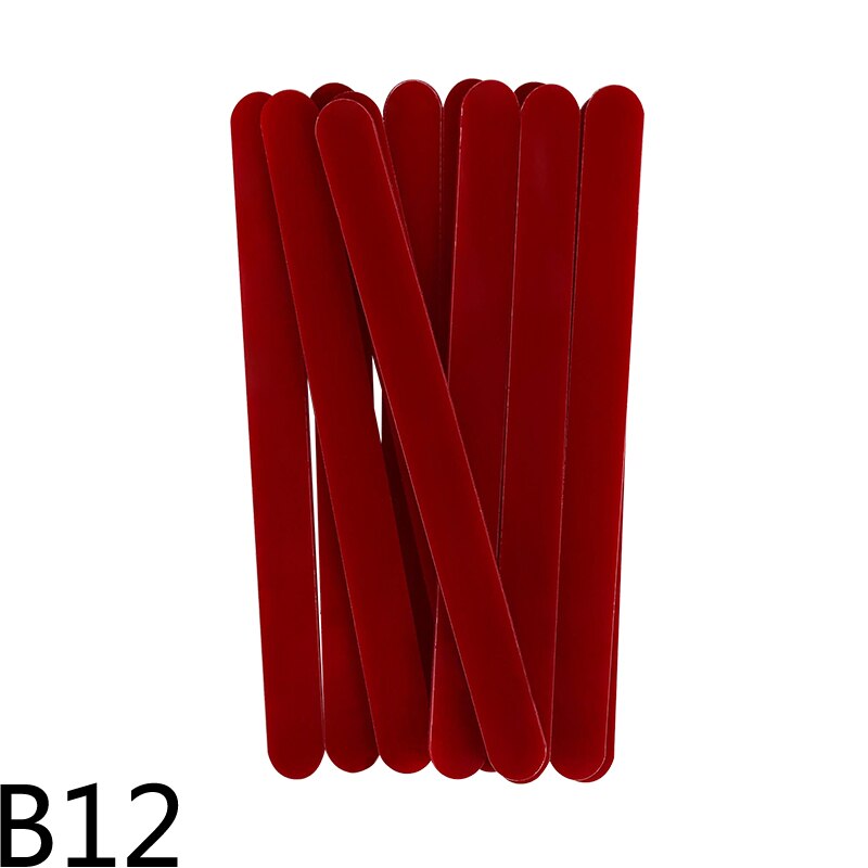 10pcs Acrylic Popsicle Stick Children's Homemade Crafts Ice Cream Stick Handmade Ice Cream Props For Summer Parties With Friends: B12