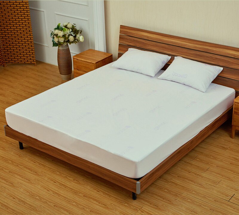 Tencel Jacqurd Waterproof Mattress pad cover Anti Mites Mattress Cover matress protector Bed Bug Proof Mattress Topper Bed Cover: King 198x203cm