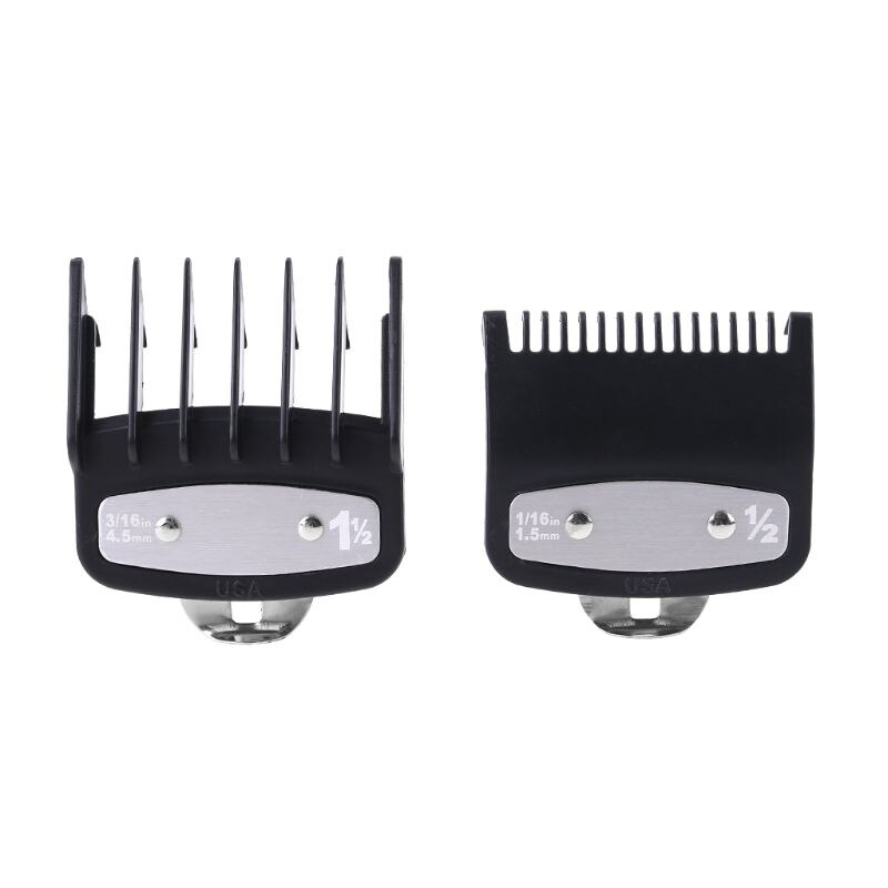 1PC/2PCS Cutting Guide Comb Hair Clipper Limit Comb with Metal Clip Q0KD: 17