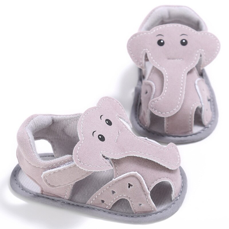 designs Elephant Animal Pu leather Baby moccasins child Summer Girls Boys sandals Sneakers Infant shoes 0-18 M