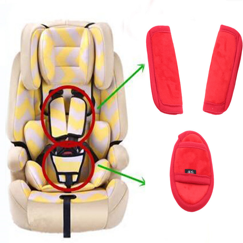 Baby børn klapvogn sæde sikkerhedssele skulderrem cover holder sæt børn beskyttelses sæt klapvogn bil tilbehør