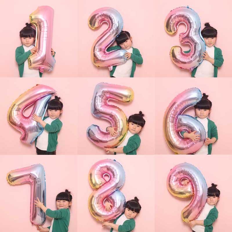 TONIFUL 40 Inch Rose Gold Grote Nummers Ballonnen 0-9, Nummer 2 Cijfer 2 Cijfer 2 Helium Ballonnen, Folie Mylar Grote Aantal Ballonnen Voor Verjaardagsfeestje Verjaardag Levert Decoratie
