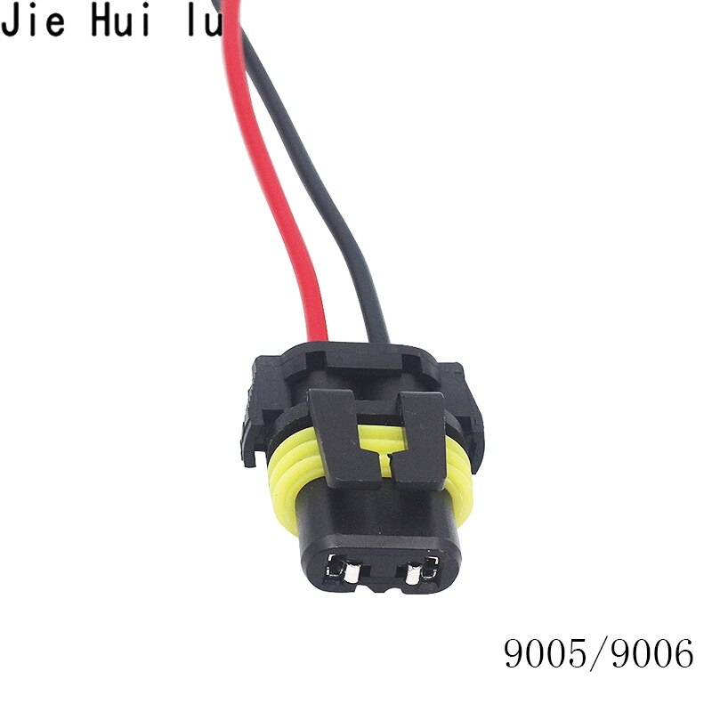 2x HB3 9006 HB4 Bulb Socket Female Adapter Connector for Headlight Fog Lamp Automotive Wire Adapter Socket Lamp Connector