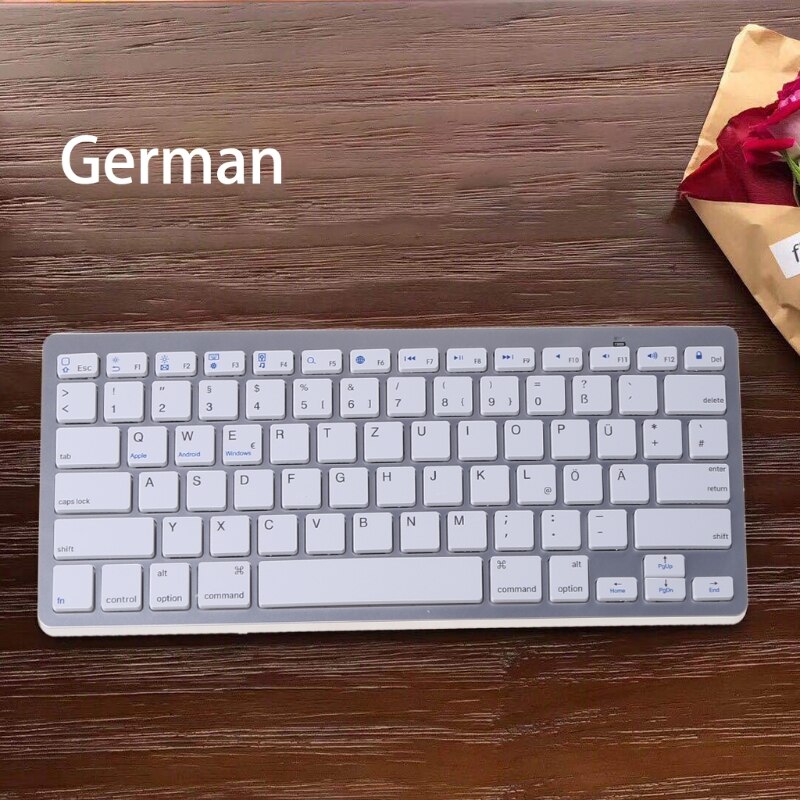 Russisch/Spaans/Koreaanse Bluetooth Wireless Keyboard Voor Tablet/Laptop/Smartphone