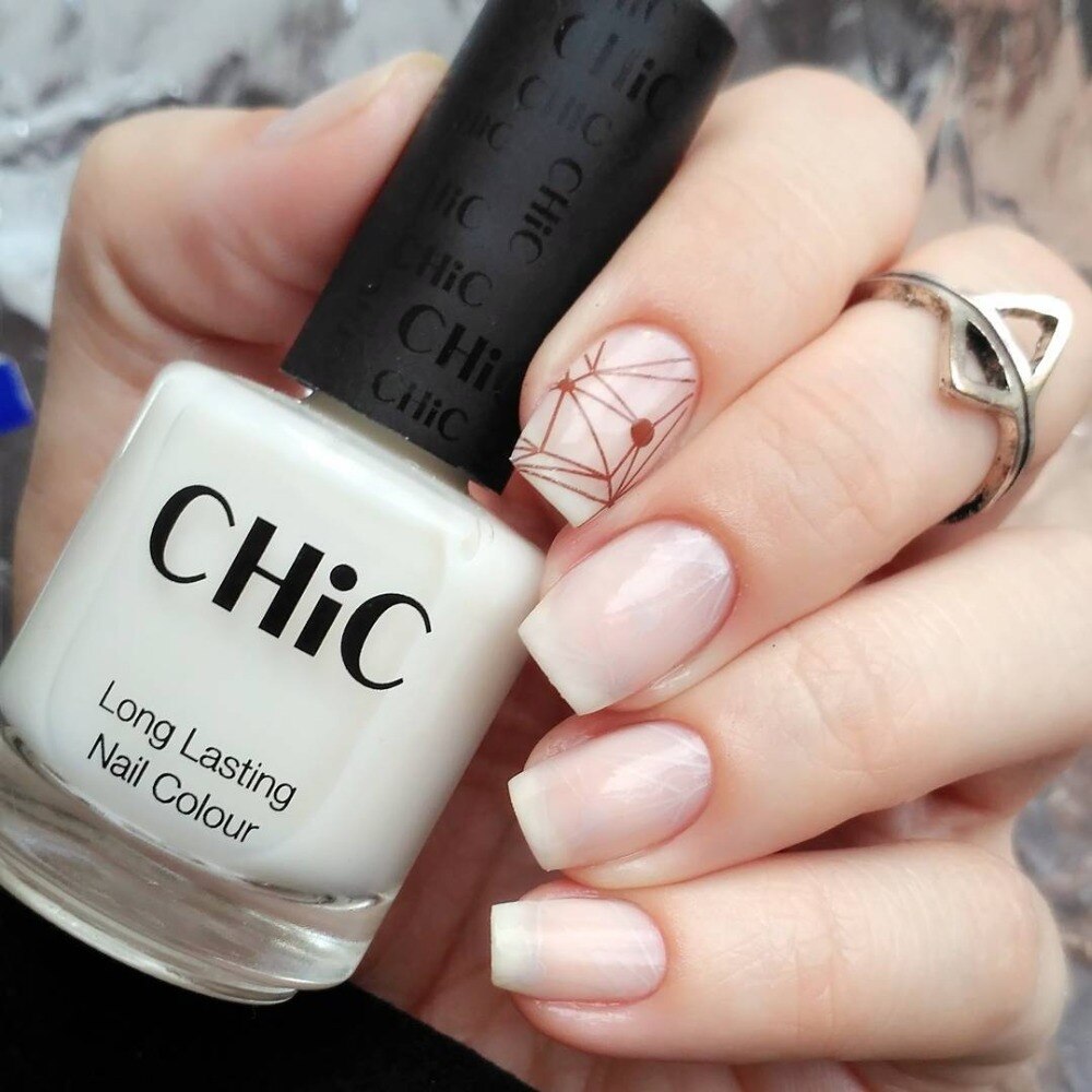 Geboren Pretty Nail Stempelen Template Lijn Netto Rechthoek Nail Art Image Plate Print Stencil BP-L078