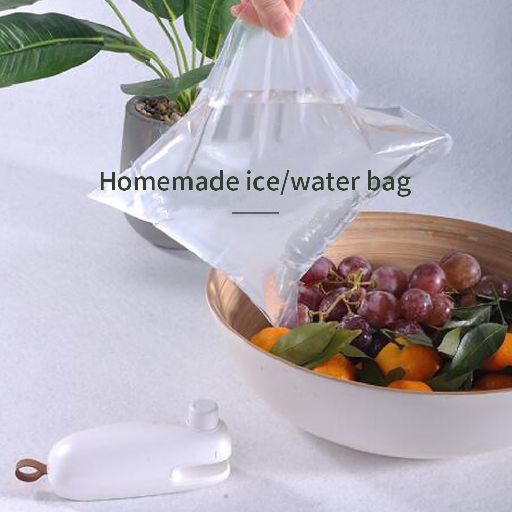 Plastmatförseglingsmaskin mini värmeförseglare för matpotatispåse klämma köksverktyg bärbar värmeplastpåse usb-laddning