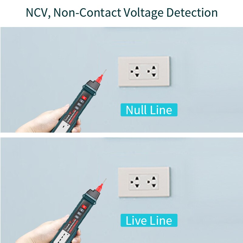 HANMATEK Smart Pen Digital Multimeter DM10 Non-Contact ACV/DCV Portable With LED Lighting