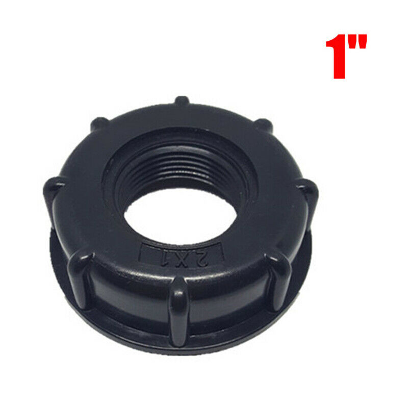 60mm Gewinde IBC Wassertank Adapter Garten Armaturen Ersatz 1/2 "3/4" 1 "Kunststoff Für IBC Container Abfluss Stecker S60x6: B- 1 Zoll