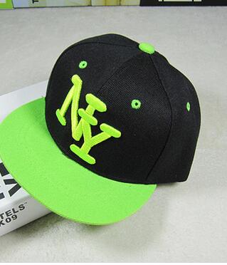 1 Stks/partij Koreaanse Stijl Kid Brief Ny Baseball Cap Jongen Meisje Verstelbare Hip Hop Casual Baseaball Cap: 3