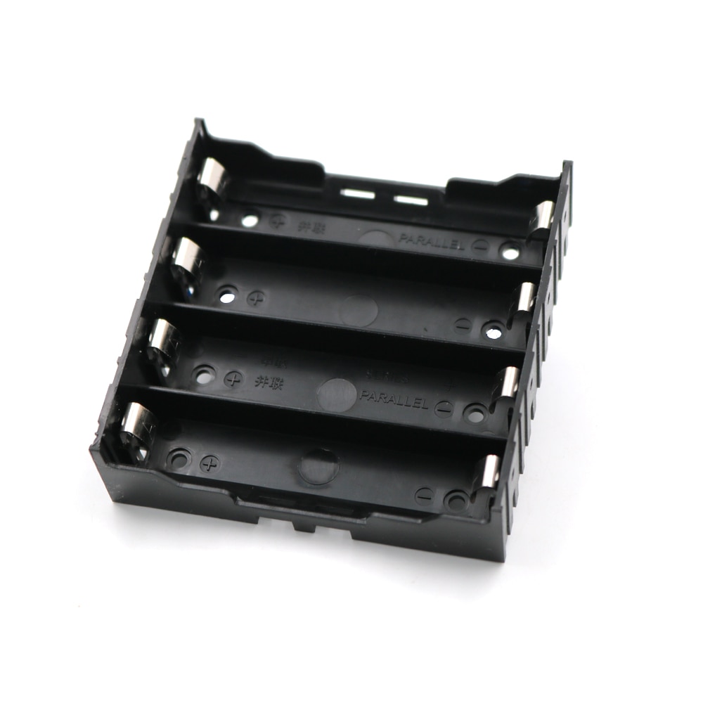 1/2/3/4 Section Battery Terminal Case Holder Storage Box For 18650 Rechargeable Batteries 3.7V DIY Connector Series parallel