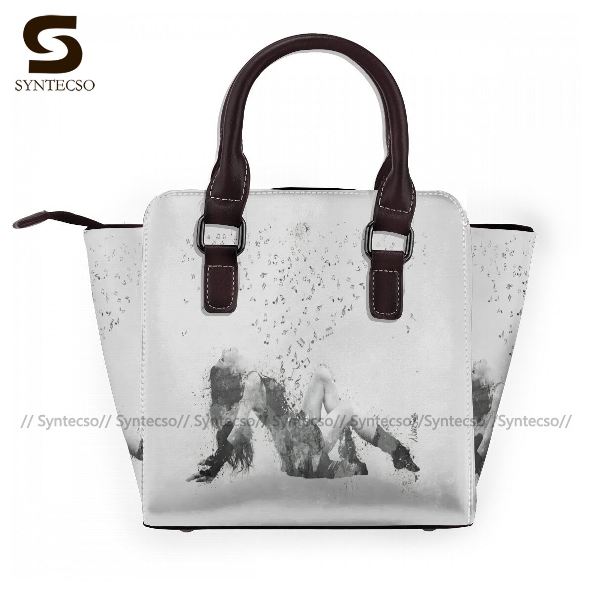 Punk Shoulder Bag Business Woman Handbag Vintage Leather Bags