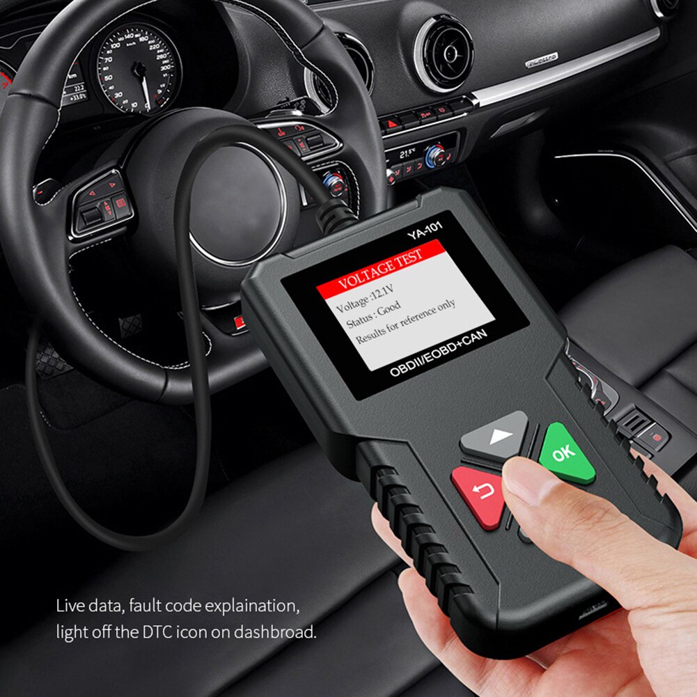 CR3008 OBD2 Automotive Scanner OBDII Code Reader Diagnostic Tool Check Engine Battery Voltage Free Update pk KW850