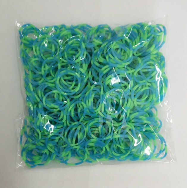 Retail Rianbow Diy Speelgoed Elastiekjes Armband Voor Kinderen Haar Rubber Loom Bands Refill Rubber Band Maken Geweven Armband Diy