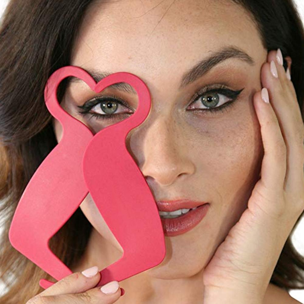 Eyebrow Stencil Makeup Facial Contour Tool Template Contouring Tool Maker for Cheek Nose Chin Under Eyes Women Makeups Cosmetic