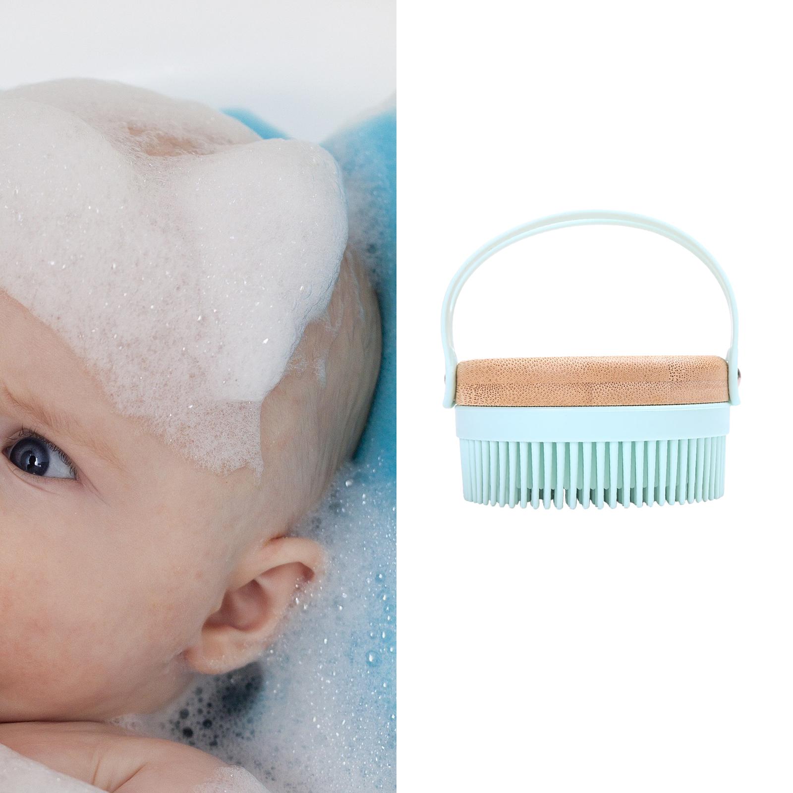 Hair Scalp Massager Shampoo Brush Soft Pins Head Massager for Hair Care Cleaning: Blue