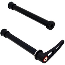 15x110 Front Thru axle skewer for front fork MTB road bicycle QR 15 X 110 thru axis with a lockNut length 156 - 158 mm
