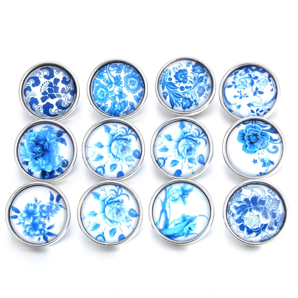 10 teile/los Austauschbaren schnappen Schmuck gemischt SchöNe Buchstaben Glas 18mm Druckknopf Schmuck Für schnappt Armbinde Armreifen: 39