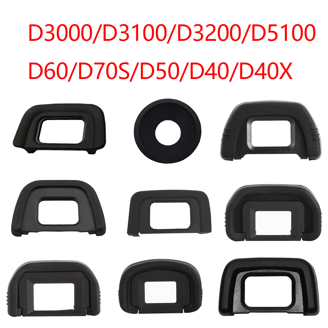 DK-19 DK-20 DK-21 DK-23 DK-24 DK-25 EF EB EG EC Rubber Eye Cup Eyepiece Eyecup for Nikon Canon SLR Came