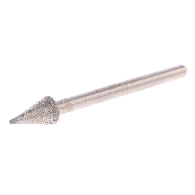 20/Pcs 6X3mm Diamond Rotary Tool Gesinterde Diamant Boren Schurende Slijpen Hoofd Accessoires Diamond Bits