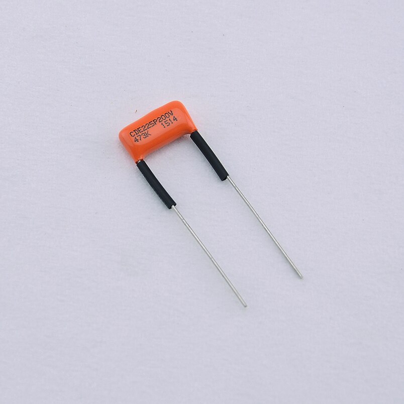 【Made in USA】 1 Piece Orange Tone Cap (Capacitor) CDE225P 473K 0.047UF 200V para guitarra eléctrica