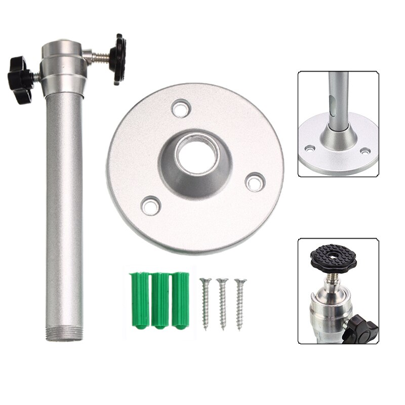 Projector Stand 360 Degree Adjustable Projector Ceiling Mount Stand 18CM Wall Projector Bracket Metal Swivel Mount