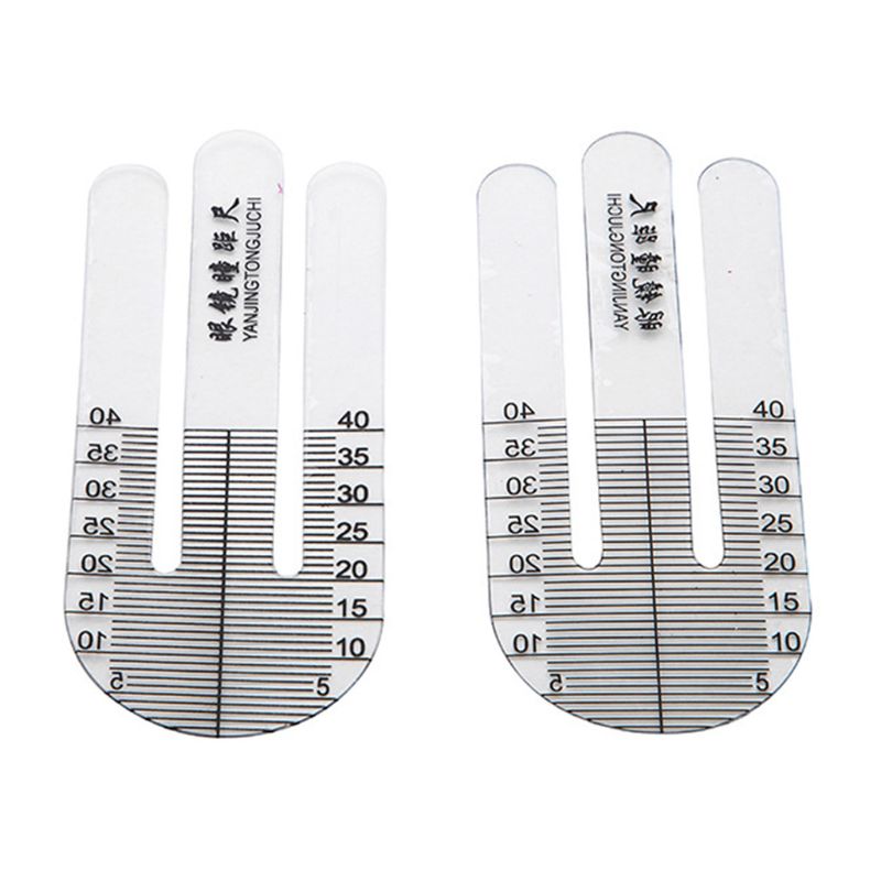 1Pair Optical PH Ruler Pupil Height Meter Optometry PH Tester for Hospital Tool K3KA