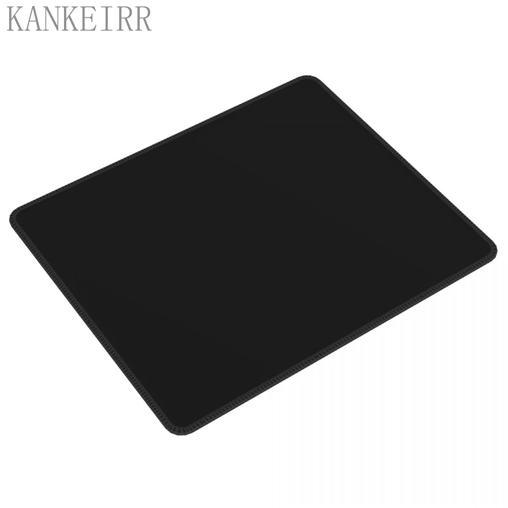 Mauspad Gaming Esports Mauspad Universal Desktop und Laptop Computer Einfaches und reines schwarzes Büro Gummi Kleines Anti-Rutsch-Pad