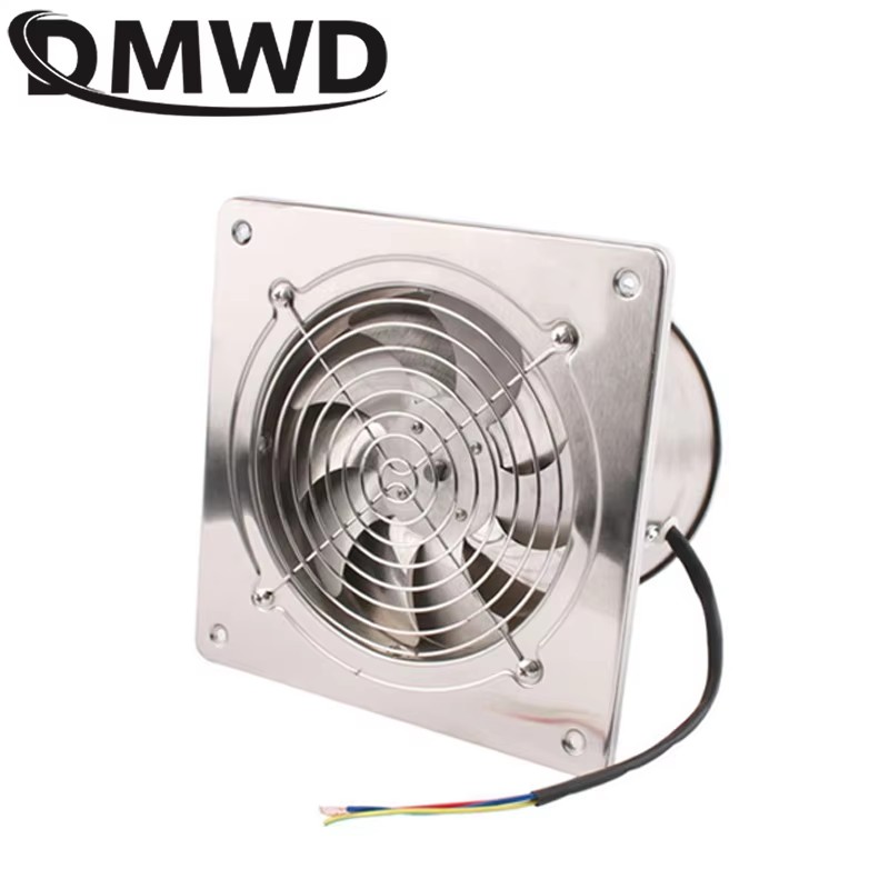 4/6 inch afzuigventilator roestvrij staal booster 6 ''toilet keuken hangende muur raam kanaalventilator luchtventilator afzuigventilator 45W
