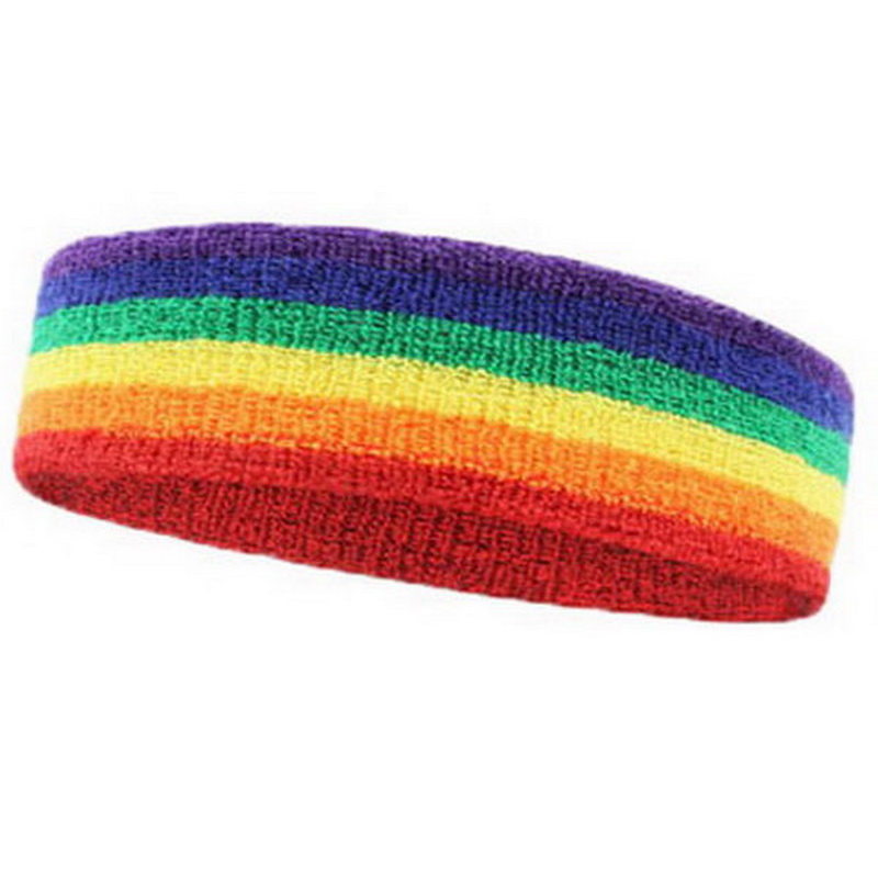 Tennis Wristbands Sport Headband For Men Women Towel Sweat Bands Basketball Yoga Gym Running Volleyball Wrist Wrap Sweatband: PURPLE