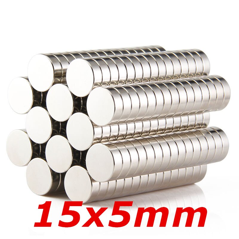 imanes Dia15x1 15x2 15x4 15x5mm N35 Super Strong Rare Earth Craft Model NdFeb Neodymium Magnet 15*1 to5mm Round Magnets