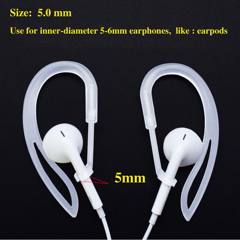 Słuchawki Bluetooth silikonowy zaczep na ucho do słuchawek airpods 1/2 klips z pętlą zestaw słuchawkowy zaczep na ucho wymienne akcesoria do słuchawek