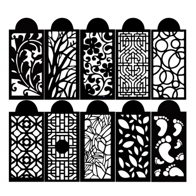 10pcs DIY Geometric Drawing Stencils Templates Embossing Paper Card Painting Scrapbooking Stamp Album Decor Y5GB