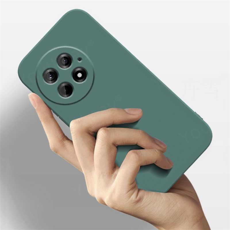 Para Oneplus 13 funda Oneplus 13 13R 12 12R 11 funda Coque Fundas Original silicona líquida suave TPU parachoques trasero para teléfono Oneplus 13