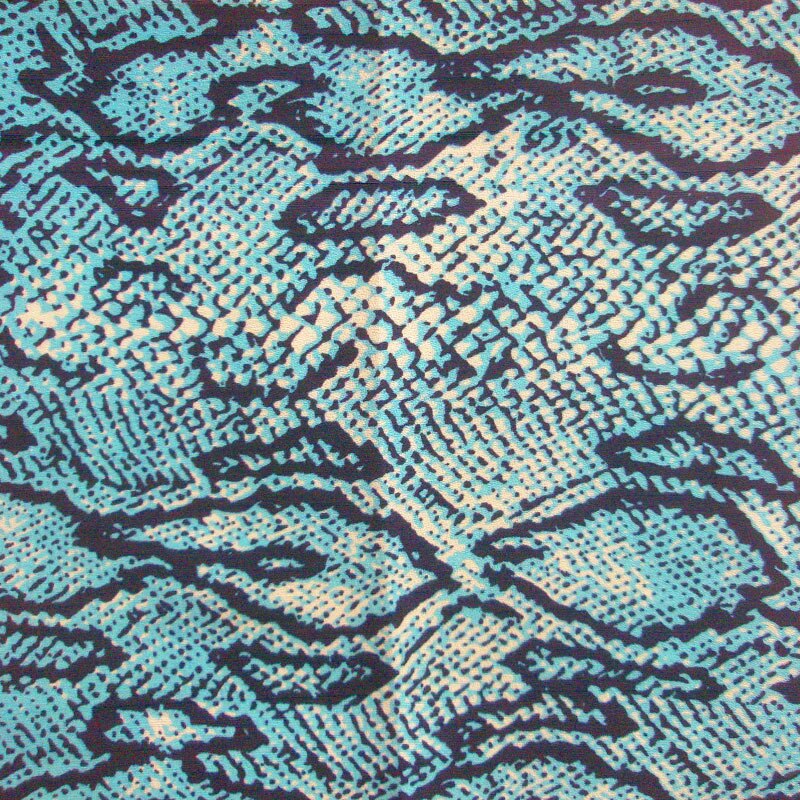 Tissu en mousseline de soie 5 Yards | Voile africain de , motif Python serpent Sexy, tissu pour robe,