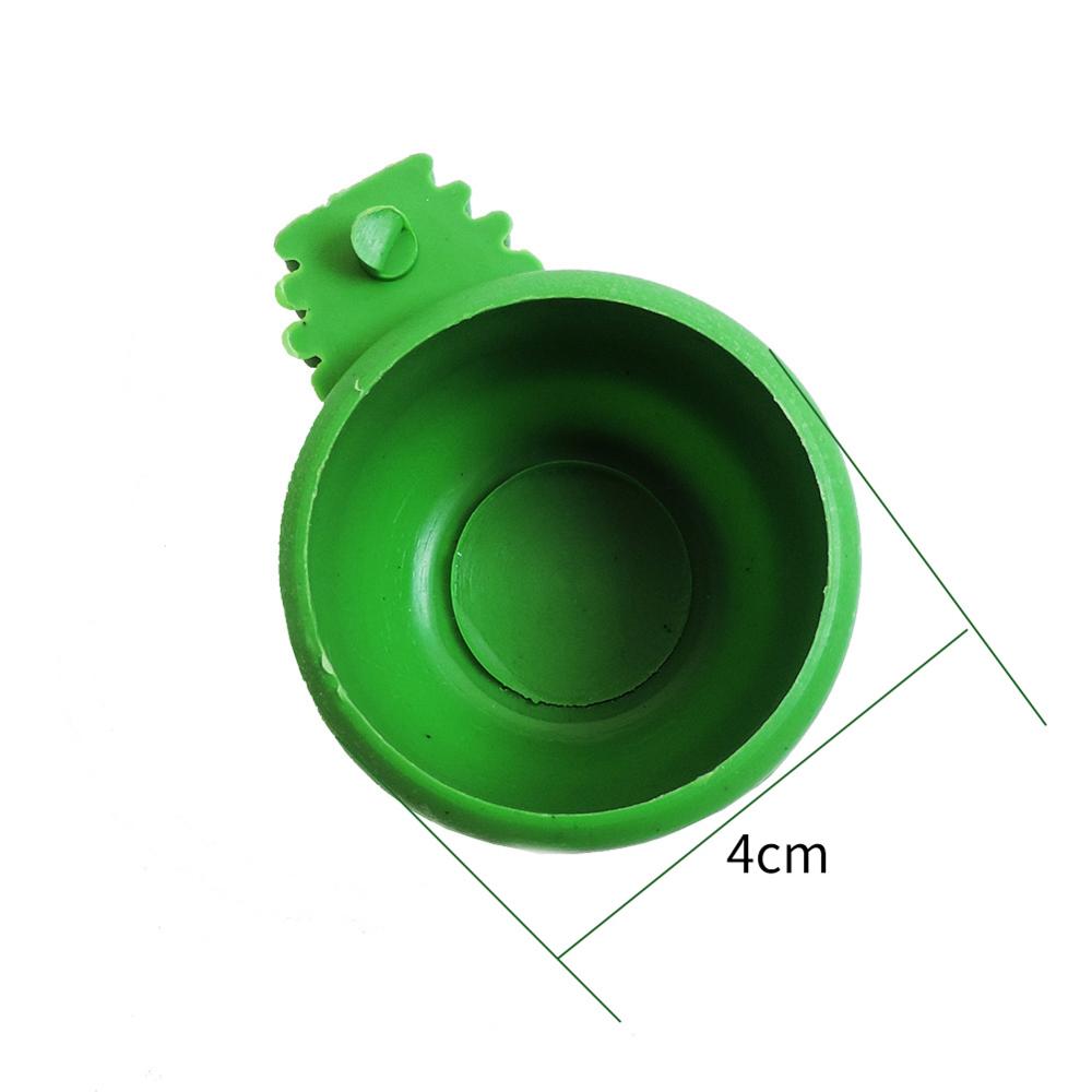 5 stk papegøje lille kæledyr mini mad vandskål foderduer fugle bur sand kop fodring drikke kop