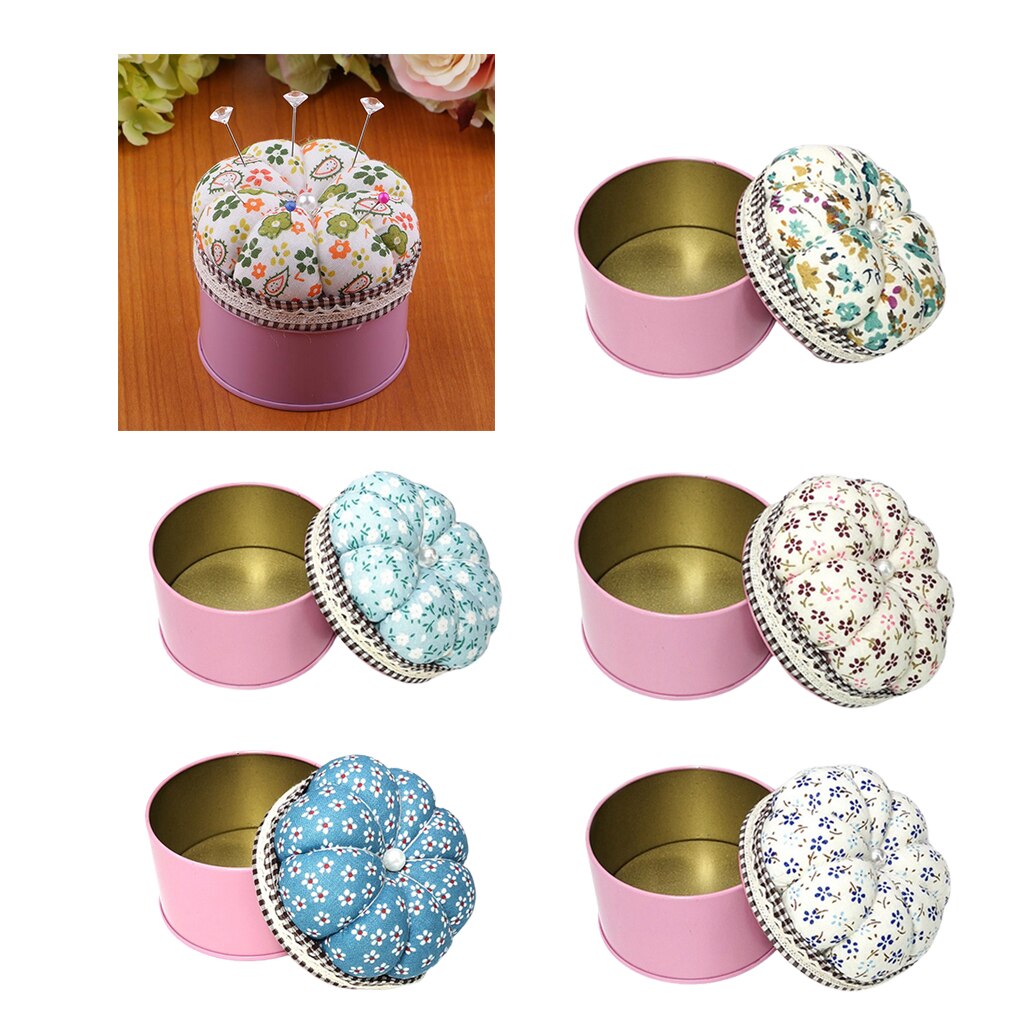 Needle Pin Cushion Pincushion Pin Round Shape Soft Cloth Pin Cushion Sewing