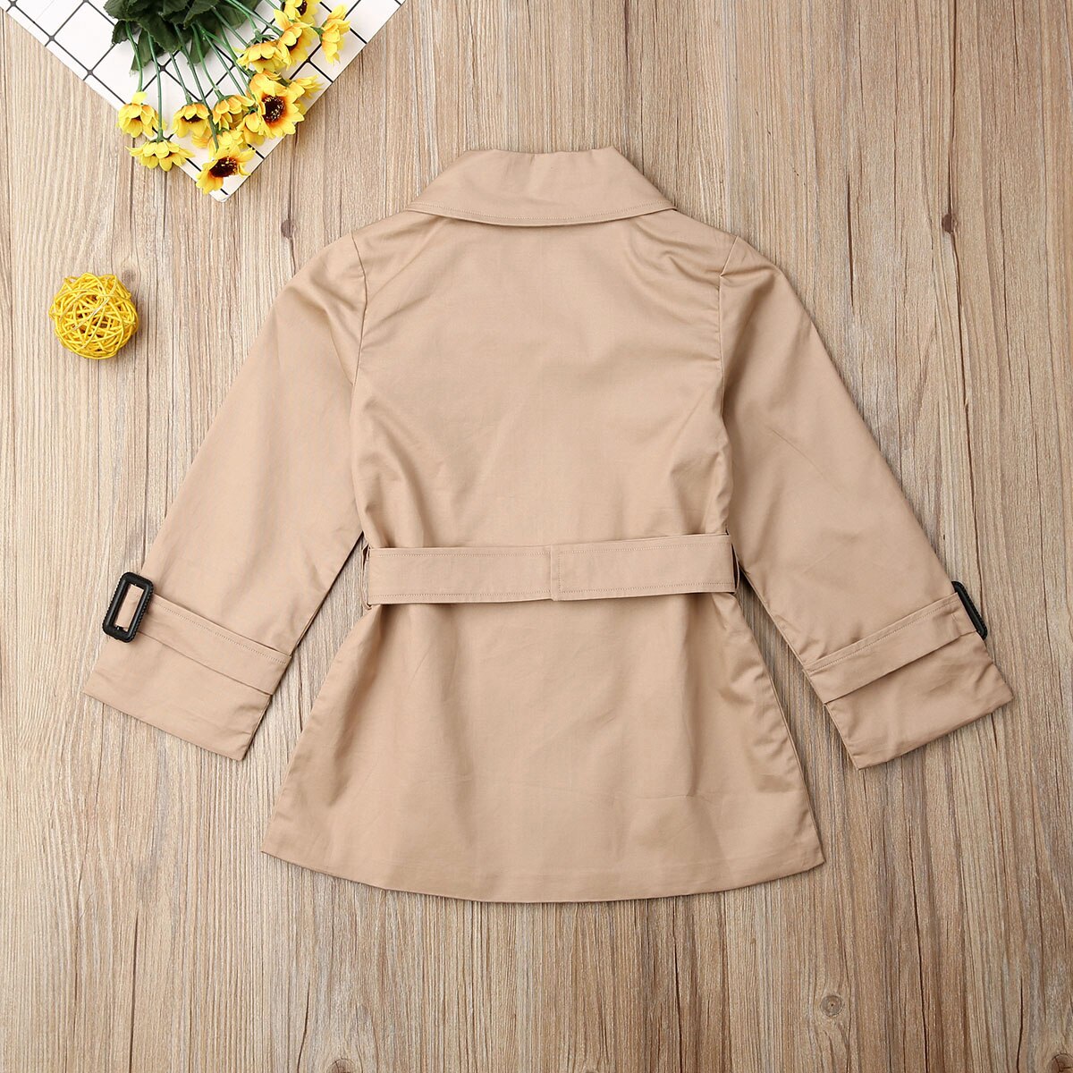 Veste Trench ceinture pour bébés filles | Coupe-vent, à la , vêtements d'extérieur,