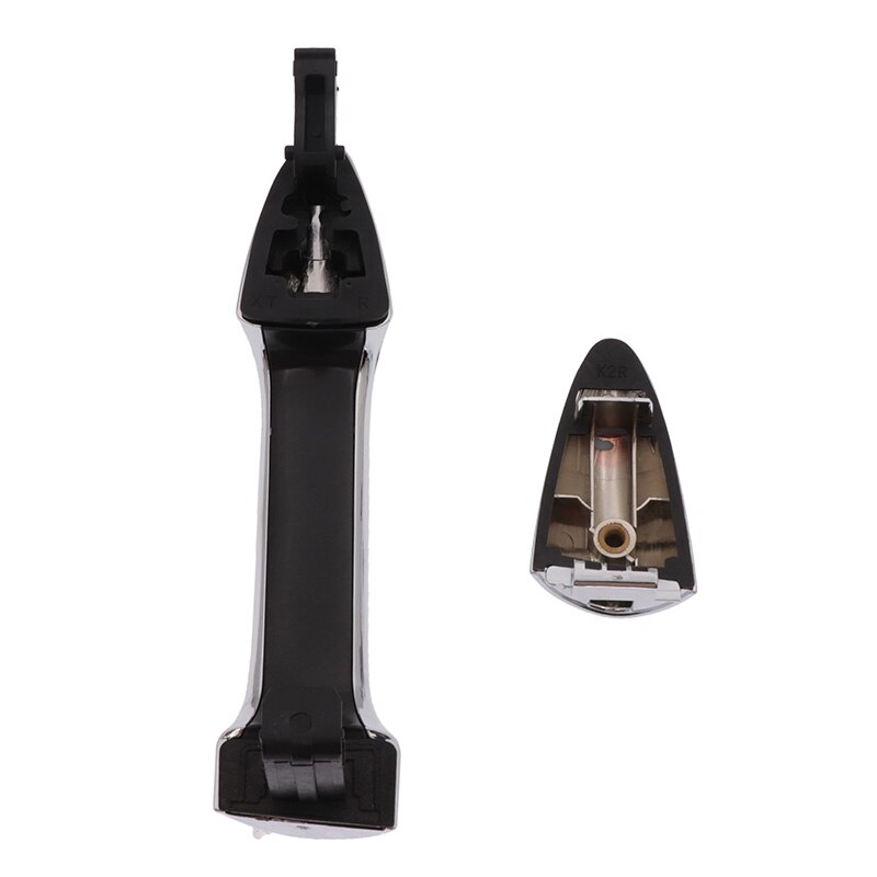 Manija de puerta Exterior delantera, trasera, izquierda y derecha para KIA RIO K2 manijas exteriores galvanizadas, accesorios para automóviles, estilo,