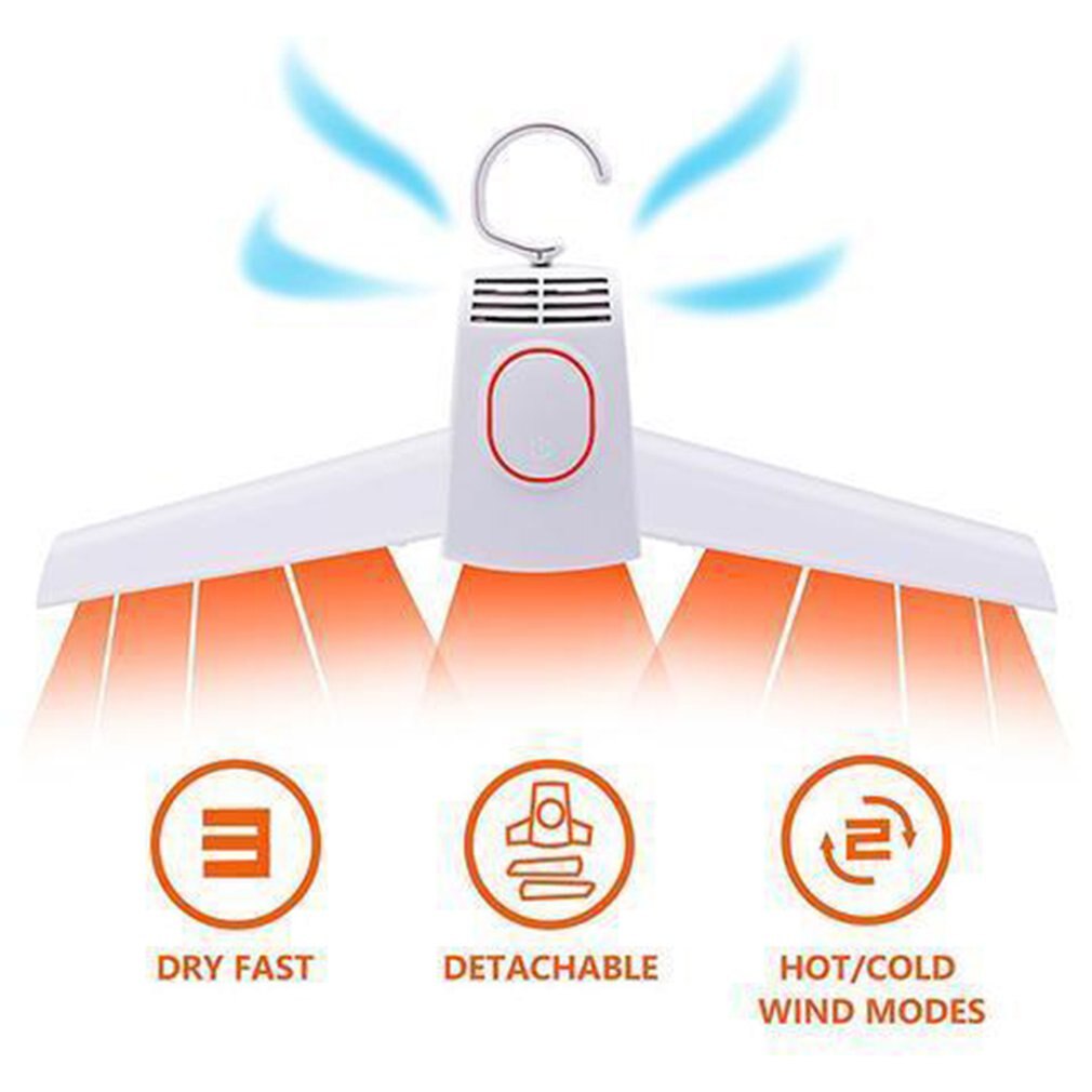 Elektrische Droogrek Smart Hang Wasdroger Draagbare Outdoor Reizen Mini Vouwen Beschikbaar Kleding Schoenen Heater