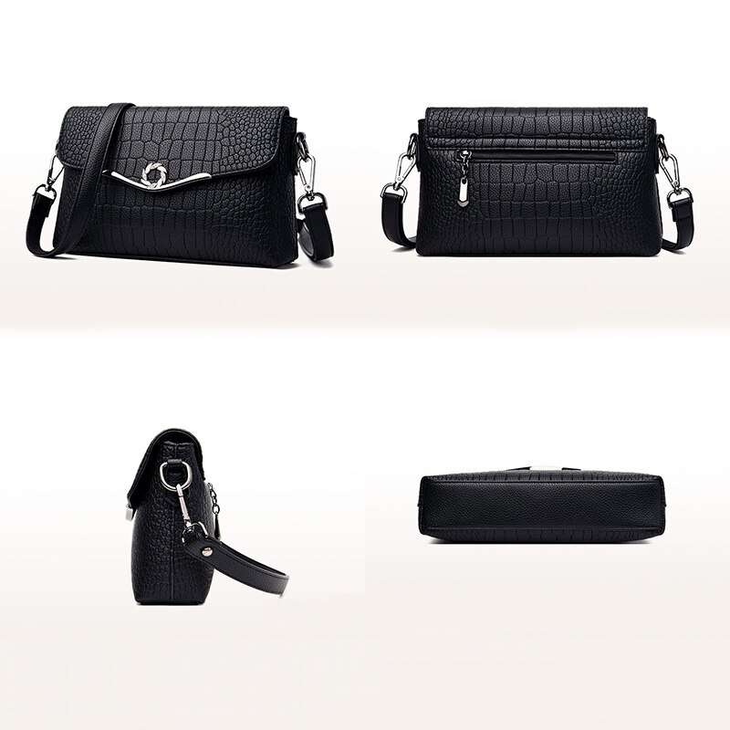 Oude Tang Vintage Tassen Voor Vrouwen Zachte Pu Lederen Luxe Handtassen Vrouwen Tassen Vrouwelijke Messenger Schoudertassen Flap sac