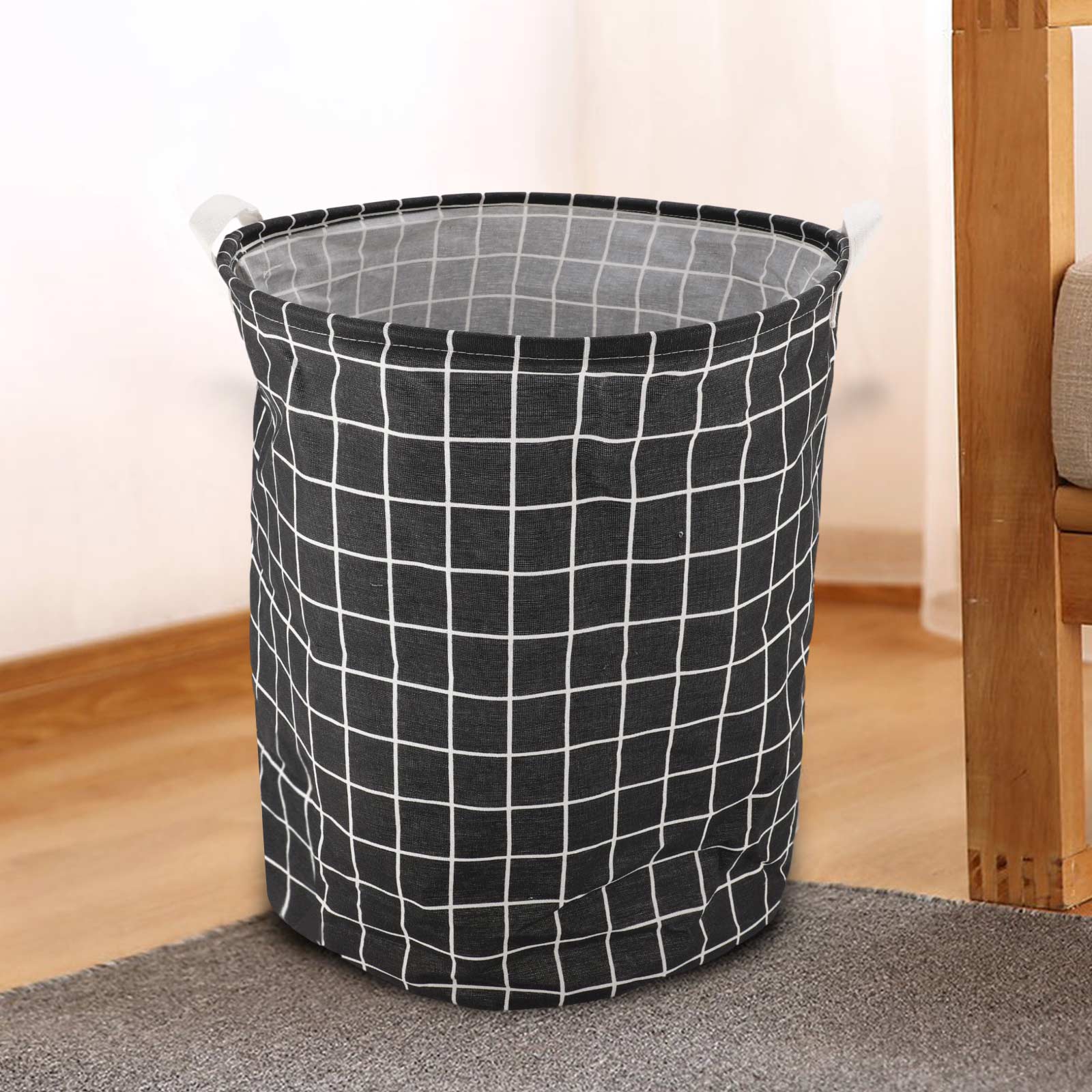 Laundry Hamper Dirty Cloth Basket Printing Washing Bag Foldable Storage Organizer Save Space Bathroom Home