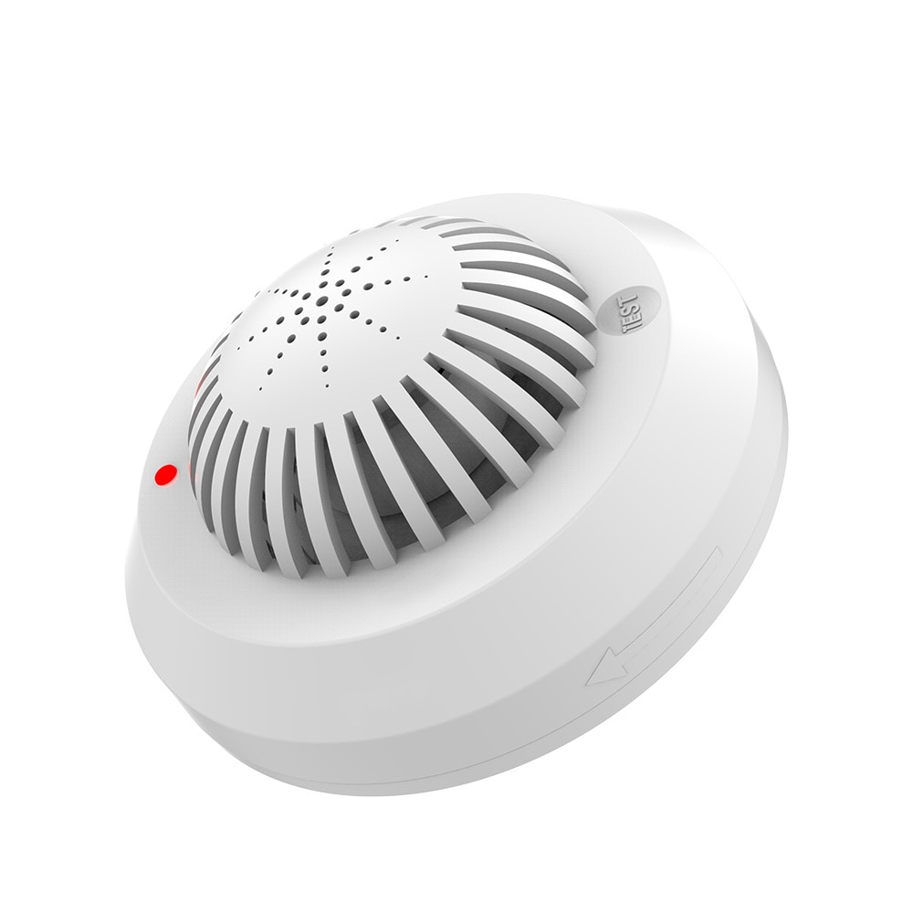 KERUI SD03 avisos de voz de alta sensibilidad Detector de fuego de humo/Sensor de baja batería con sistema de alarma de Casa Kerui