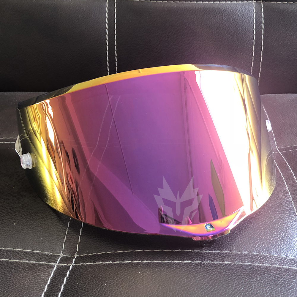 Anti-explosion UV Schutz Motorrad Helm sonnenblende Schutzbrillen objektiv Fit für AGV Pista GP RR corsa R GPR 70th anniversary: Rose red