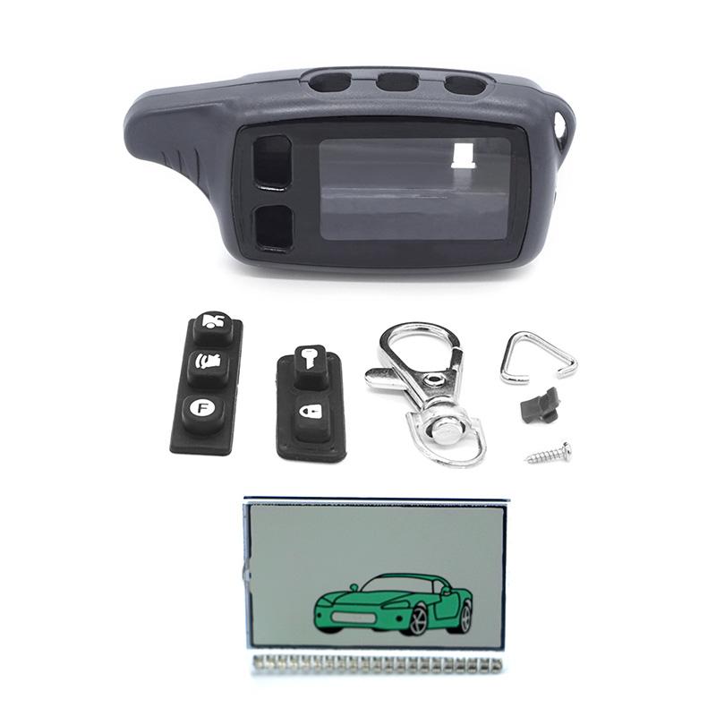 Tw 9010 Lcd-scherm + Body Case Voor Twee Weg Auto Alarm Systeem Tomahawk Tw-9010 Tw9010 Lcd Afstandsbediening sleutelhanger Sleutelhanger