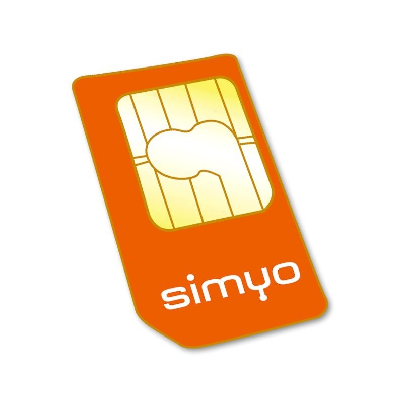 Tarjeta SIM Simyo con 10 euros de saldo. Crea tu tarifa, con Internet 4G y gigas acumulables.